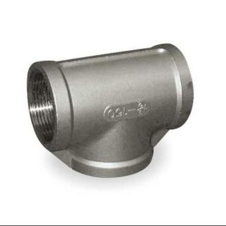 2TY21 Tee, 3/8 In, Threaded, 316 Stainless Steel