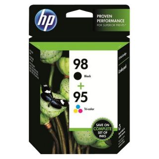 HP 95/98 Combo Pack Printer Ink Cartridge   Multicolor (CB327FN#140