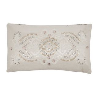 Star by Julien Macdonald Designer metallic beaded cushion