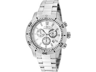 Invicta 10358 Men's Specialty Chronograph Ss Silver Tone Dial Watch