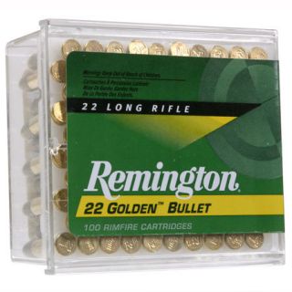 Remington Golden Bullet Rimfire Ammo .22 LR 40 gr. RN 908386