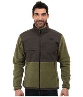 The North Face Denali Jacket Recycled Burnt Olive Green/Black Ink Green