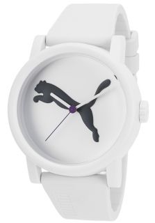 Women's Big Cat White Silicone and Dial