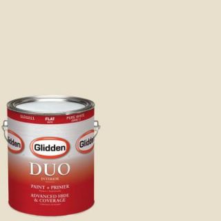 Glidden DUO 1 gal. #HDGY49 Misty Summer Day Flat Latex Interior Paint with Primer HDGY49 01F