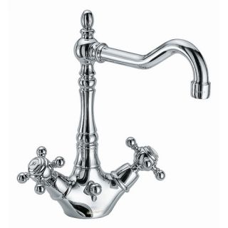 Fima by Nameeks Elizabeth Single Hole Bathroom Sink Faucet with Double