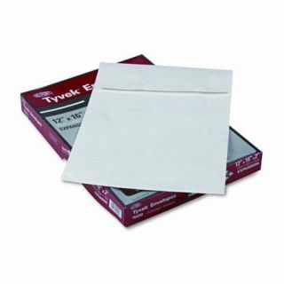Quality Park Products Tyvek Expansion Mailer, 12 x 16 x 2, White, 25/box