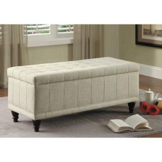 Trent Home Afton Storage Bench in White