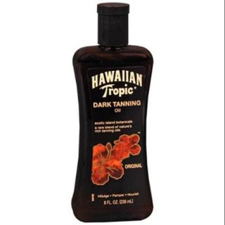 Hawaiian Tropic Dark Tanning Oil Original 8 oz (Pack of 3)