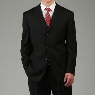 Mens Solid Black Suit  ™ Shopping