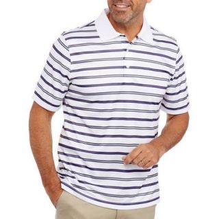 George Big Men's Short Sleeve Stripe Polo