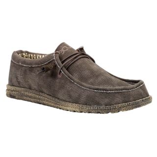 Hey Dude Mens Wally Brown Casual Shoes   14302917  