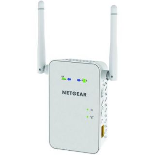 Refurbished NETGEAR AC750 Dual Band Gigabit WiFi Range Extender, White