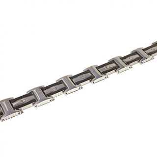 Michael Anthony Jewelry® Stainless Steel Diamond Accented 8 3/4" Panther Li   8063410