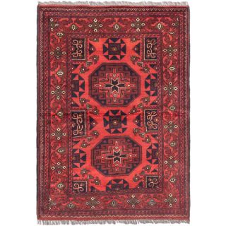 Ecarpetgallery Finest Khal Mohammadi Red Wool Area Rug (34 x 48