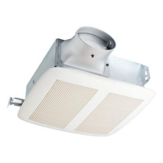 NuTone LoProfile 80 CFM Ceiling/Wall Exhaust Bath Fan with 4 in. Oval or 3 in. Round Duct, ENERGY STAR LPN80