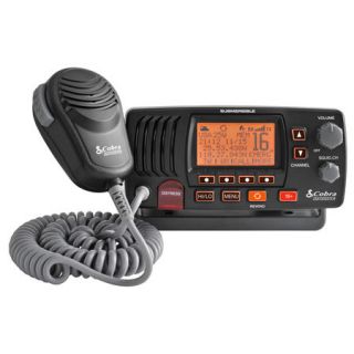 Cobra Marine MR F57 Class D Fixed Mount VHF Radio black 831906