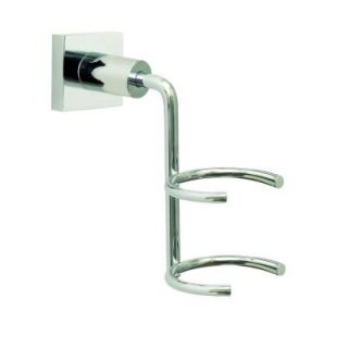 No Drilling Required Hukk Wall Mount Hair Dryer Holder in Chrome HU440 CHR