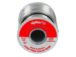alpha fry AM13955 1 lb 95/5 Spool Lead Free Solid Wire Solder