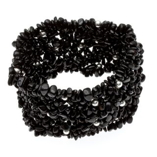 inch Black Tourmaline Stretch Bracelet  ™ Shopping   Top