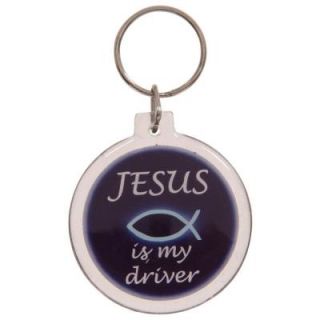 The Hillman Group Jesus is My Driver Acrylic Key Chain (3 Pack) 701313
