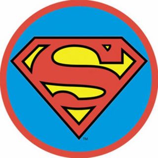 3" Large Button Superman Logo
