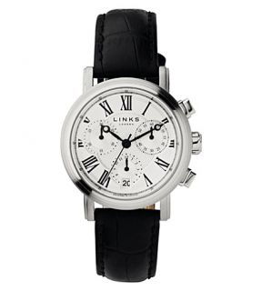 LINKS OF LONDON   Richmond stainless steel white dial watch