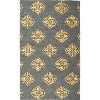 Home Decorators Collection Dinora Grey and Yellow 7 ft. 6 in. x 9 ft. 6 in. Area Rug 1513330270