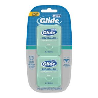 Oral B Glide Pro Health Comfort Plus Mint Flavor Floss, 2 count, 87.4 yd
