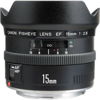 Used Canon Fisheye EF 15mm f/2.8 Autofocus Lens 2535A003