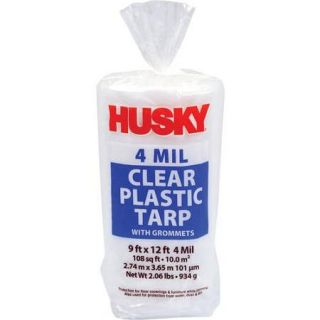 Husky Plastic Tarp with Grommets