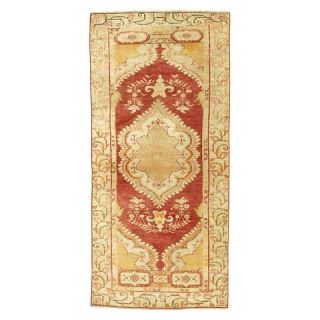 One of a Kind Turkish Anatolian Accent Rug   Beige (29x6)