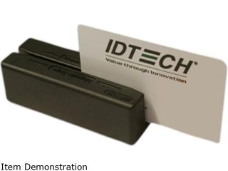 ID TECH IDMB 335133B MiniMag II Card Reader (Black) – USB HID, Track 1, 2, 3