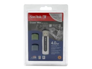 SanDisk Cruzer Mini 4GB Flash Drive (USB2.0 Portable) Model SDCZ2 4096 A10