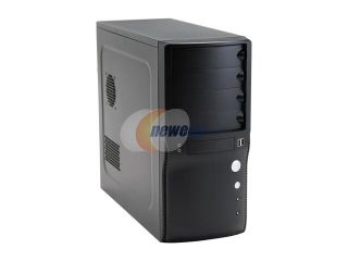 Rosewill R222 P BK Black Steel ATX Mid Tower Computer Case