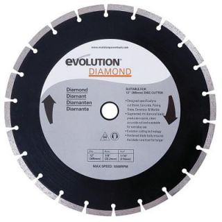 Evolution Power Tools 12 in. 80 Teeth Stainless Steel Cutting Saw Blade 12BLADESS