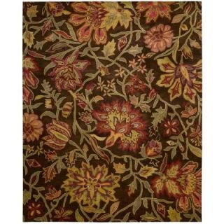 Nourison Jaipur Chocolate 7 ft. 9 in. x 9 ft. 9 in. Area Rug 112859