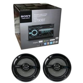 Sony WX GT90BT CD/MP3 AUX Car Player App Receiver Stereo Bluetooth+6.5" Speakers