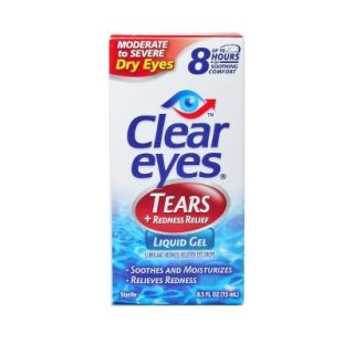 Clear Eyes Lubricant Eye Drops   .5 oz.