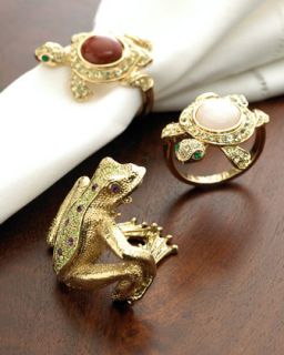 Deborah Rhodes Glimmer Scalloped Placemat, Metallic Jacquard Napkin, & Luxe Orchid Napkin Ring