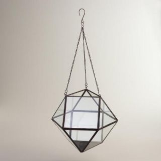 Bronze Metal Riley Geometric Hanging Lantern