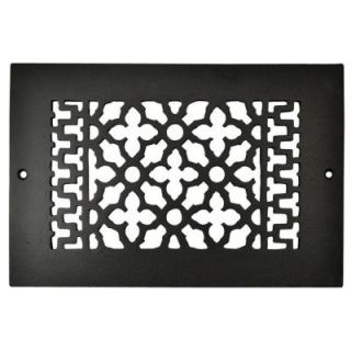 Copper Mountain Hardware 10 in. x 6 in. Cast Iron Grille HWM0522
