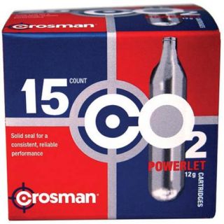 Crosman 12g CO2 Powerlets, 15ct