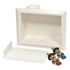 Uponor Wirsbo LF5930500 ProPEX Washing Machine Outlet Box, 1/2" (LF Brass) Valves