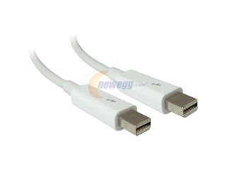 Comprehensive TB TB 6ST 6 Feet White Mini DisplayPort Male High Speed Thunderbolt Cable