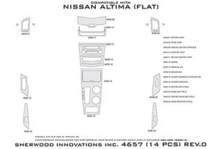 2013 Nissan Altima Wood Dash Kits   Sherwood Innovations 4657 BI   Sherwood Innovations Dash Kits