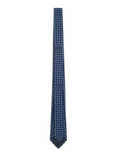 Ted Baker Droplet Mini Paisley Tie Blue