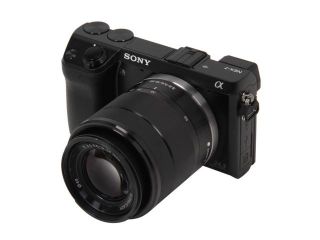 SONY Alpha A3000 ILCE 3000K/B Black Interchangeable Lens Digital Camera with 18 55mm Lens